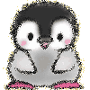 Пингвинёнок кланяется смайлики картинки гиф анимации скачать