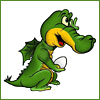 Зеленый дракошка